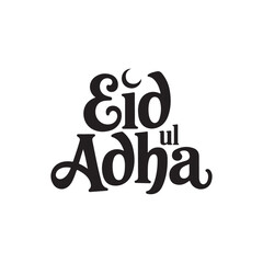 Elegant Eid ul Adha Typography Design