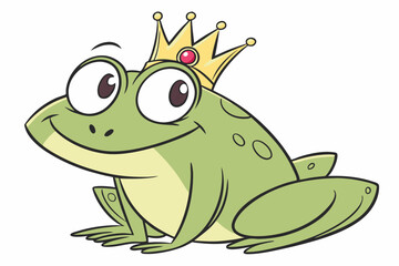 green frog cartoon
