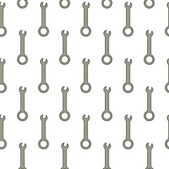 vector wrench repeated pattern design, seamless background design