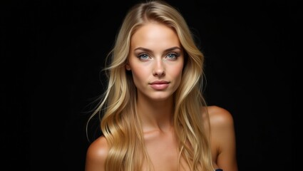 Fototapeta premium Stunning Blonde Woman Portrait