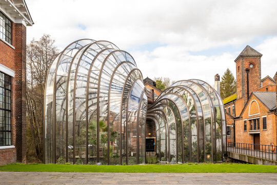 Laverstoke Mill, Whitchurch, Hampshire, UK. 25.02.25 Bombay Sapphire distillery's glass house.