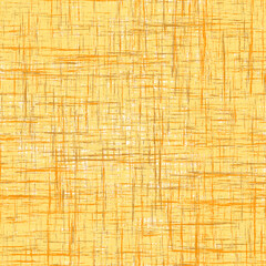 Heavily textured yellow orange linen seamless pattern 