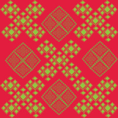 seamless geometric pattern, dimension of square