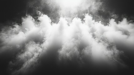 Celestial Canvas: A Monochromatic Study of Clouds