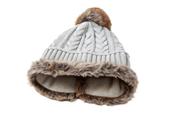 Stetson Lambsfur Bomber Hat in Brown Leather with Ear Flaps for Winter.