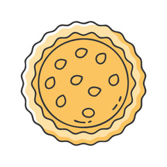 Delicious homemade pie recipe tasty dessert baking fresh baked pastry sweet treat illustration