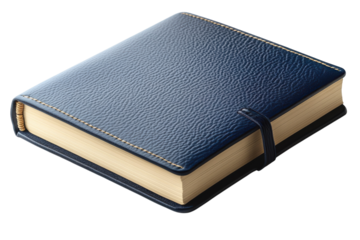 Luxurious navy leather journal elegant design thick cream pages perfect gift premium quality