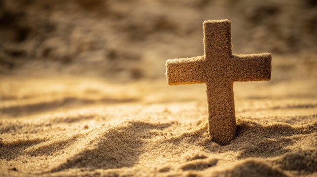 Symbolic Representation of Ash Wednesday: Cross in Dust as a Reflection of Faith and Sacrifice
