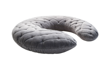 Luxurious gray U shaped body pillow perfect for side sleepers pregnancy support ultimate comfort and