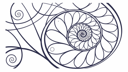 abstract floral ornament