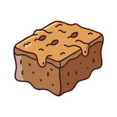 Delicious caramel brownie recipe, homemade dessert, sweet treat, bakery style, fudge brownie, food art