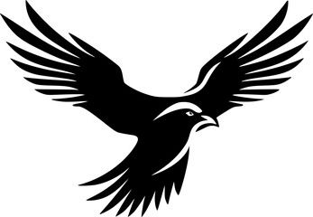 Petrel - Minimalist and Flat Logo - Vector illustration