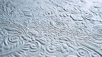 Detailed embossed pattern on textured surface for creative design.