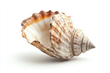 Obraz premium Seashell on white background