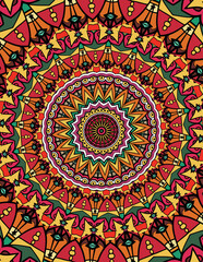 Vibrant Mandala Pattern Design for Decorative Use