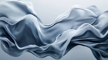 Obraz premium Abstract flowing silk fabric background smooth elegant texture design for wallpaper presentation backdrop