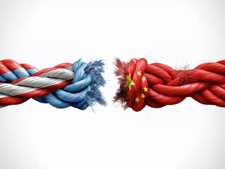 US-China Tension, Tugging Ropes, Political Strain