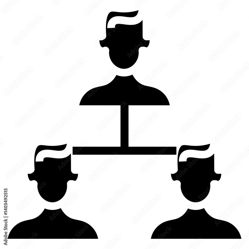 Poster chain of command icon