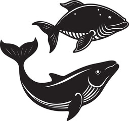 Naklejka premium vector of fish