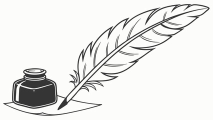 feather and ink