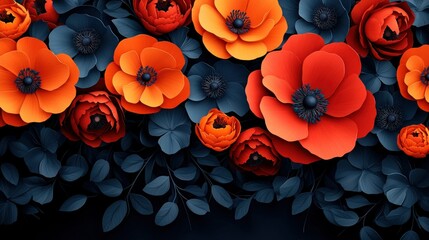 Stunning 3D Paper Flowers: A Darkly Romantic Floral Arrangement