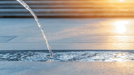 The Sun's Golden Reflection on Water's Surface