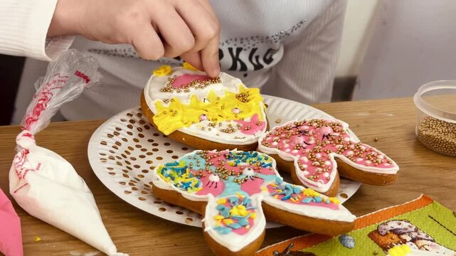 Decorated Easter Cookies, DIY