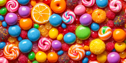 Fototapeta premium Colorful Candy Background