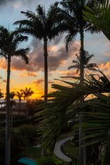 a sunset in Kauai Hawaii 