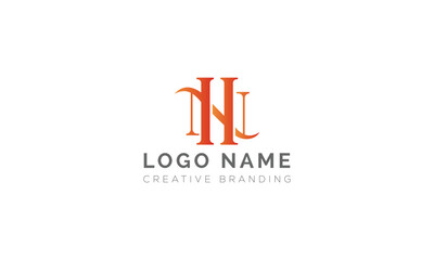Minimalist HN Logo for Branding and Identity.