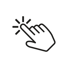 Fototapeta premium mouse arrow cursor icon, flat, design, vector, illustrations, education, style, trendy, collections