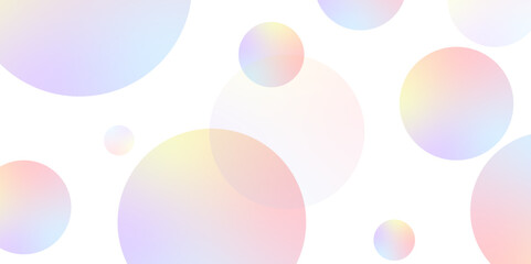 Abstract white background with colorful gradient circle. abstract circle shape with futuristic concept background. modern transparency circle presentation graphic banner pattern background template..	