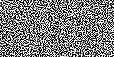 binary code background, Turing background design. Monochrome Turing reaction abstract Linear Design Showcasing Turing Reaction Diffusion Patterns and Organic Shapes line art endless wallpaper.	