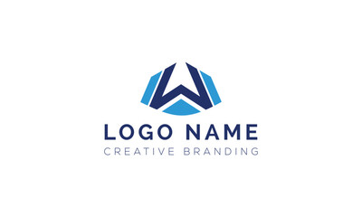 Minimalist W Logo for Branding and Identity.