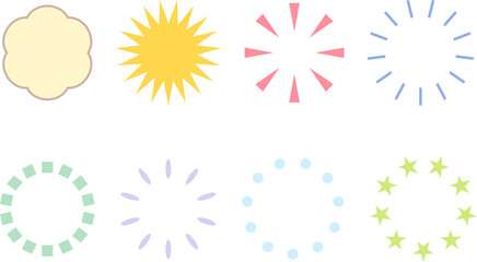 シンプルなフレームセット