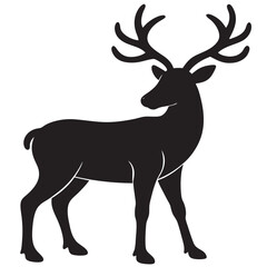 Fototapeta premium Reindeer with antlers