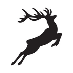 deer silhouette vector