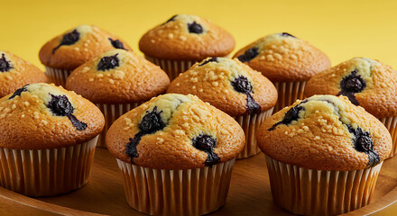 Golden Hour Blueberry Bliss AI Generated