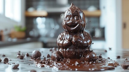 Melting Chocolate Figurine: A Deliciously Decadent Delight