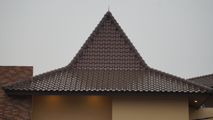 Appearance of a neat roof in a house during the day
