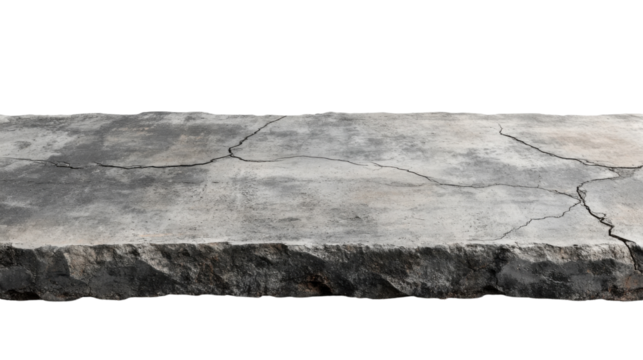 Weathered Stone Surface: A weathered stone slab, its rugged texture and intricate cracks telling tales of time, perfect for adding a touch of rustic charm to any project.