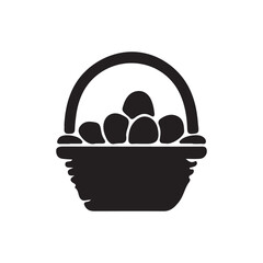 basket full of fresh egg