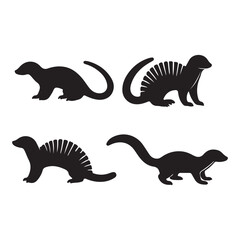 silhouettes of animals