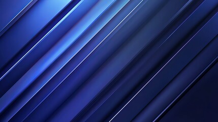 Obraz premium Abstract background featuring diagonal blue lines with subtle light and shadow variations design
