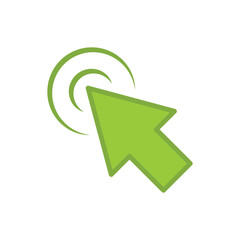 mouse arrow cursor icon, flat, design, vector, illustrations, education, style, trendy, collections