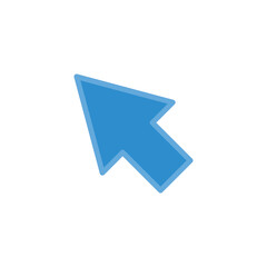 mouse arrow cursor icon, flat, design, vector, illustrations, education, style, trendy, collections