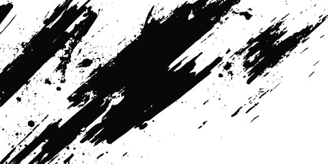 Vector brush black grunge texture. Vector brush grunge texture Rough Black Scratches splatter grunge distressed background. Grunge texture black scratches distressed background.