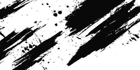 Vector brush black grunge texture. Vector brush grunge texture Rough Black Scratches splatter grunge distressed background. Grunge texture black scratches distressed background.