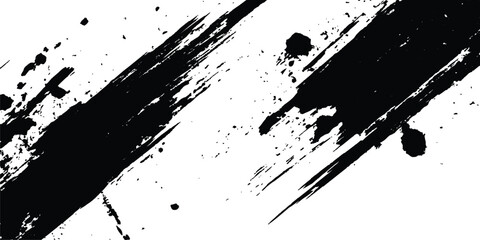 Vector brush black grunge texture. Vector brush grunge texture Rough Black Scratches splatter grunge distressed background. Grunge texture black scratches distressed background.