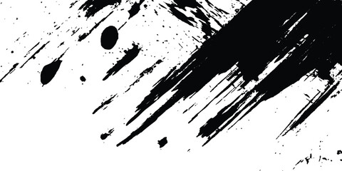 Vector brush black grunge texture. Vector brush grunge texture Rough Black Scratches splatter grunge distressed background. Grunge texture black scratches distressed background.